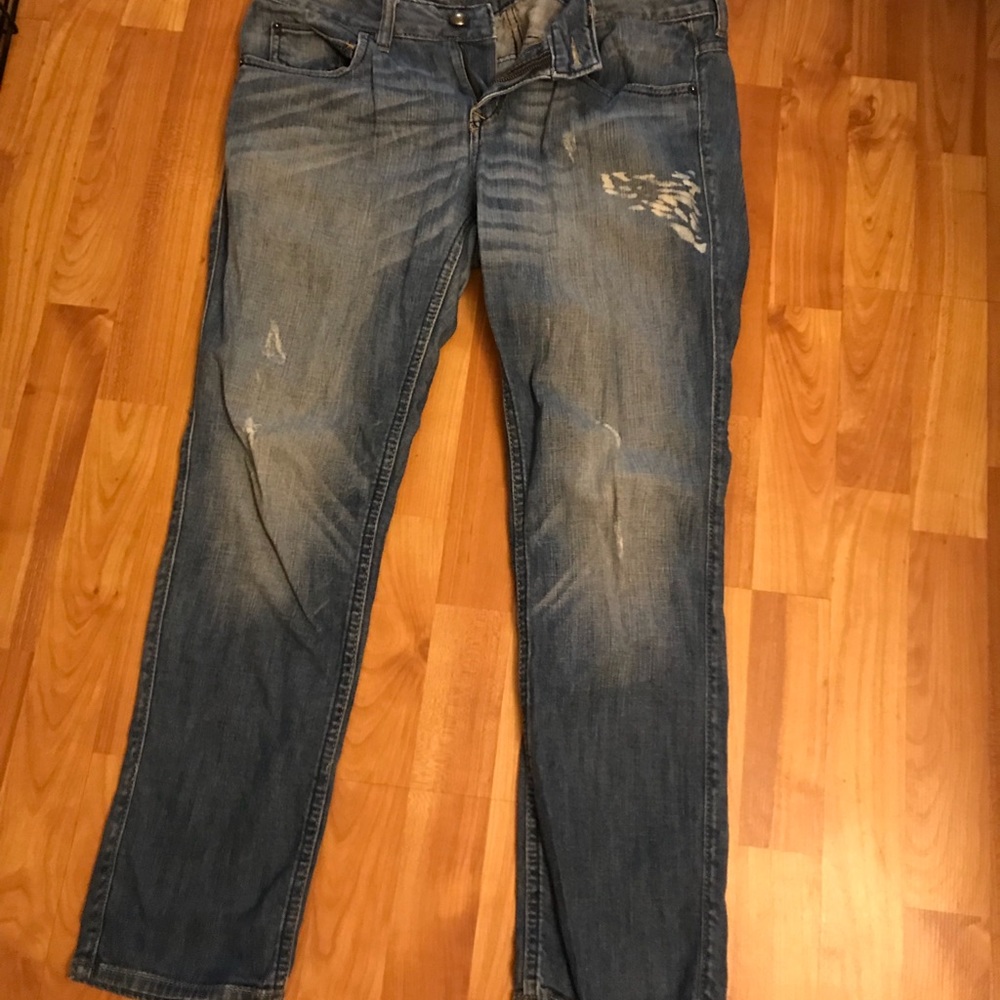 Express modern loose fit boyfriend jeans